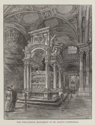 Das Wellington-Denkmal in der St Paul
